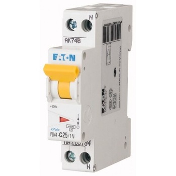 Siguranta automata Eaton PLN4 1P+N curba C 25A 4,5kA Siguranta automata Eaton PLN4 1P+N curba C 25A 4,5kA