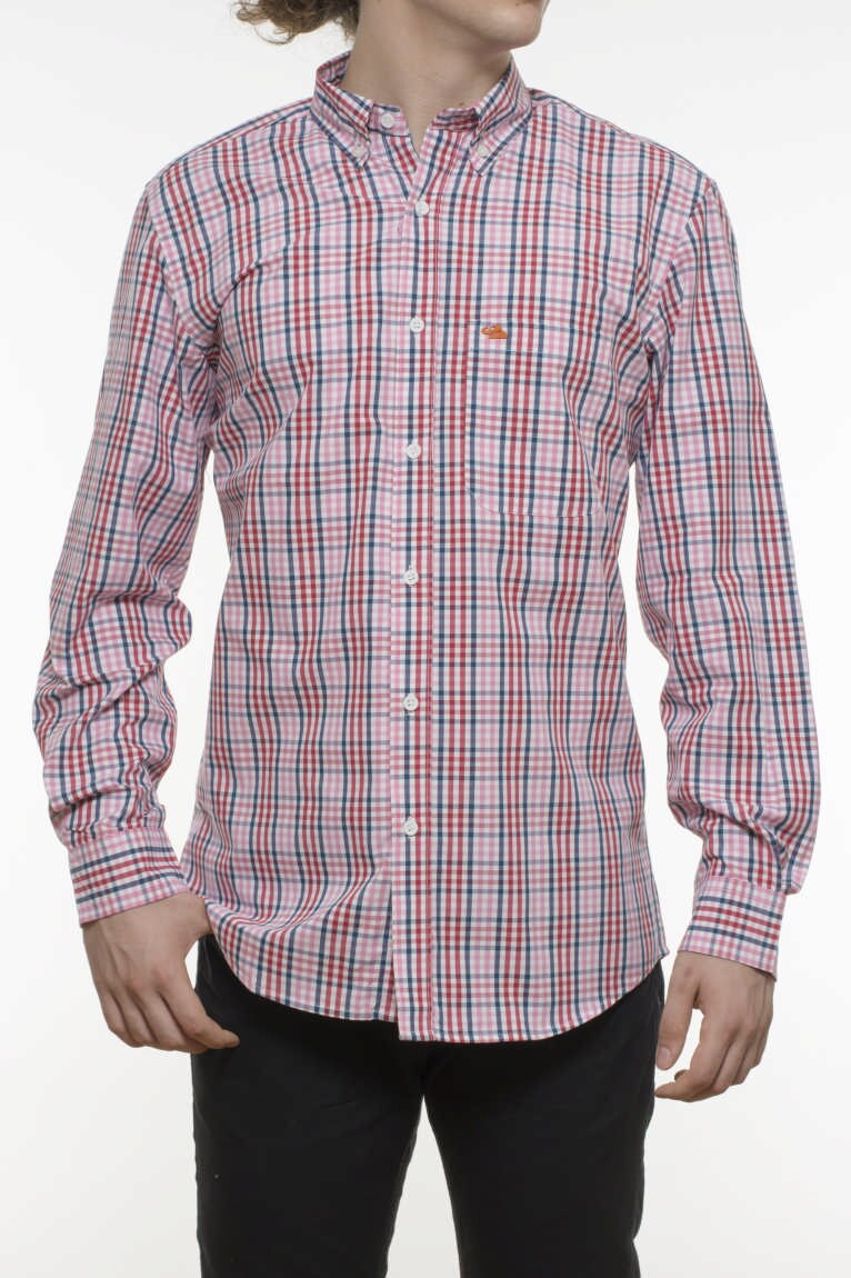 Camasa cu maneca lunga carouri, multicolor, Multicolor