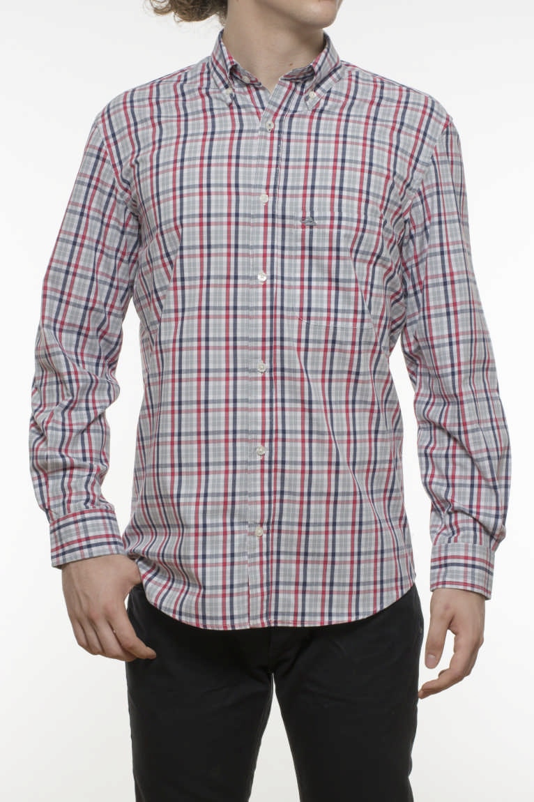 Camasa cu maneca lunga INDEEWAY, carouri, multicolor, Multicolor