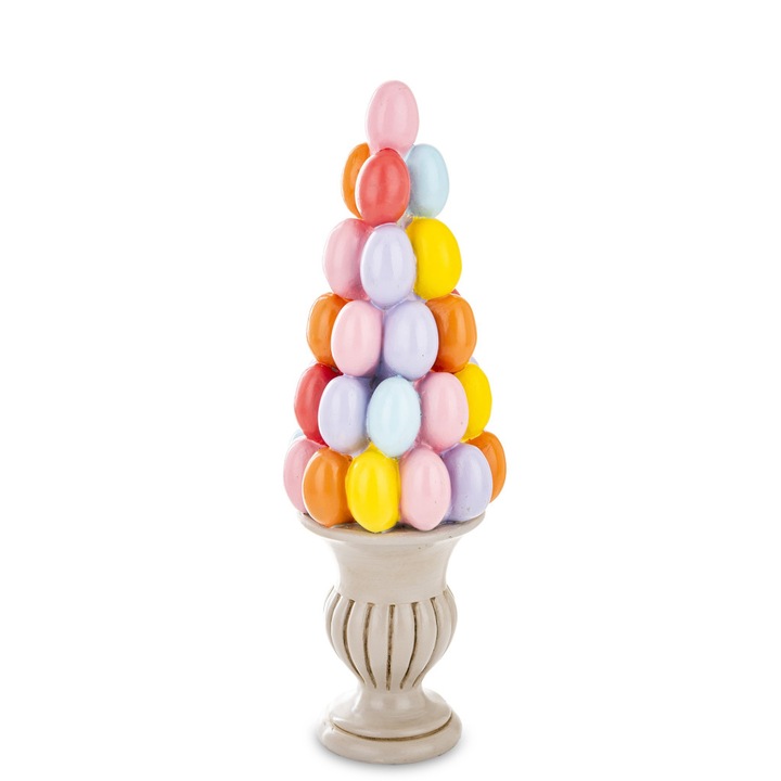 Decor de paste oua colorate 28cm