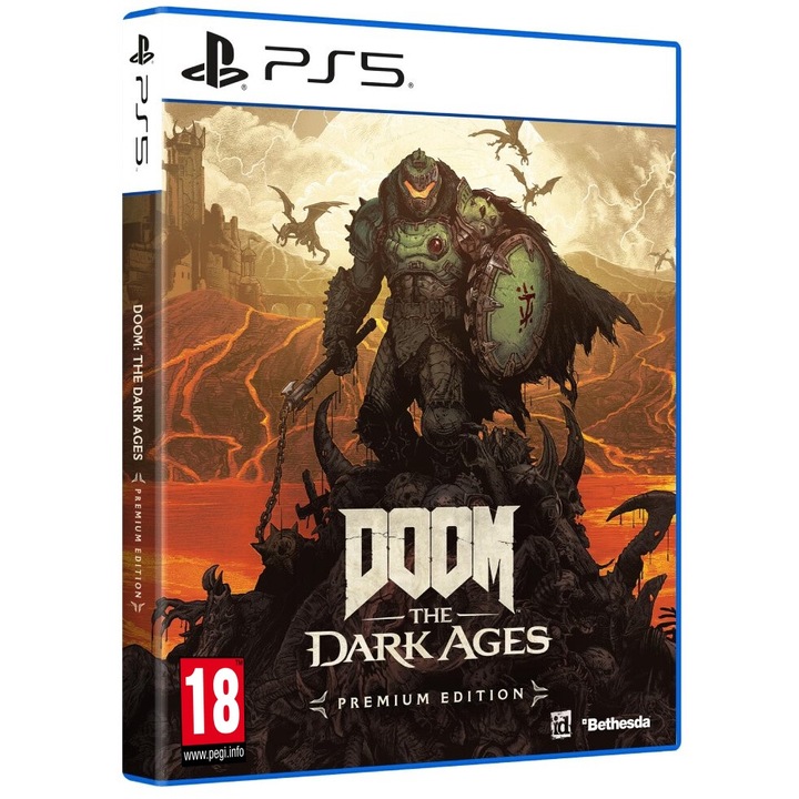 Игра ID SOFTWARE Doom The Dark Ages Premium издание, за Playstation 5