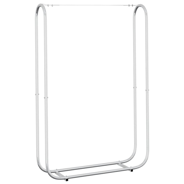 Suport pentru lemne de foc vidaXL, 100x25x150 cm, Otel galvanizat, 4.95 Kg 4100703