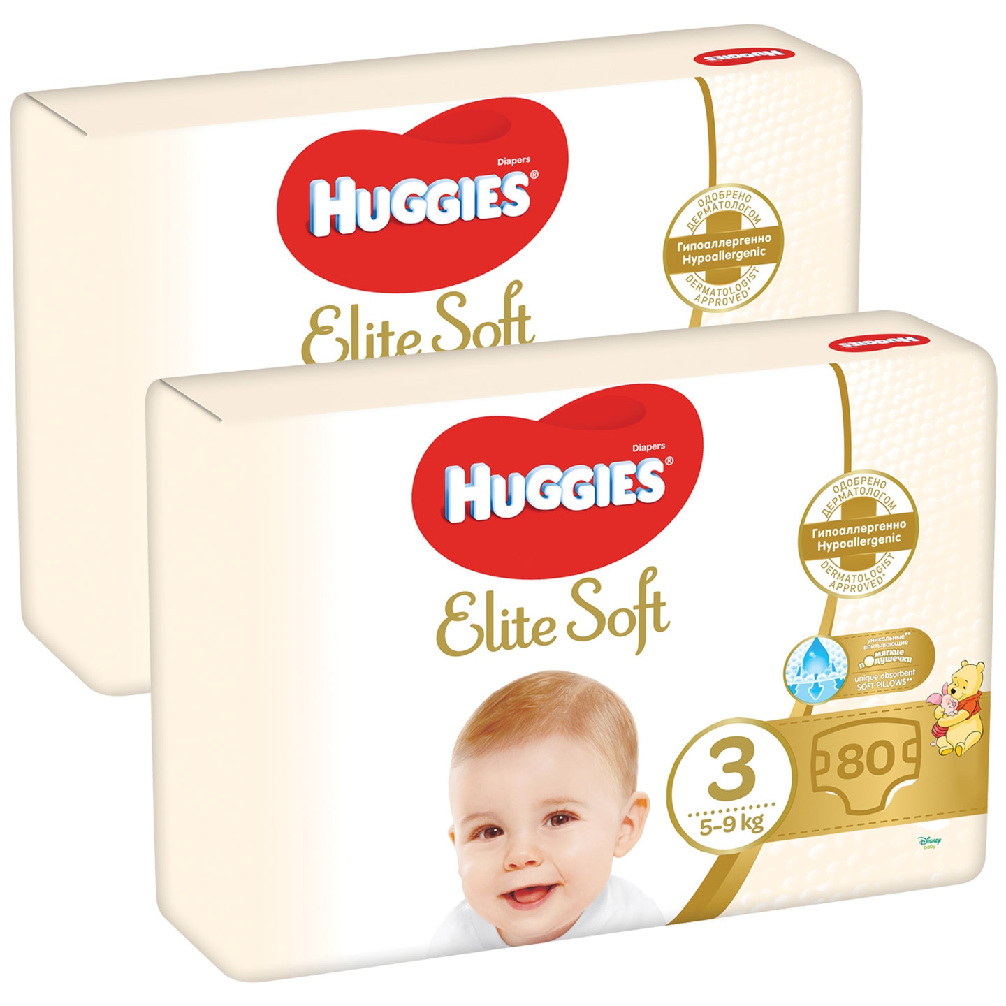 Scutece Huggies Elite Soft 3, kg, 160 buc (5029054566640) | Istoric Preturi