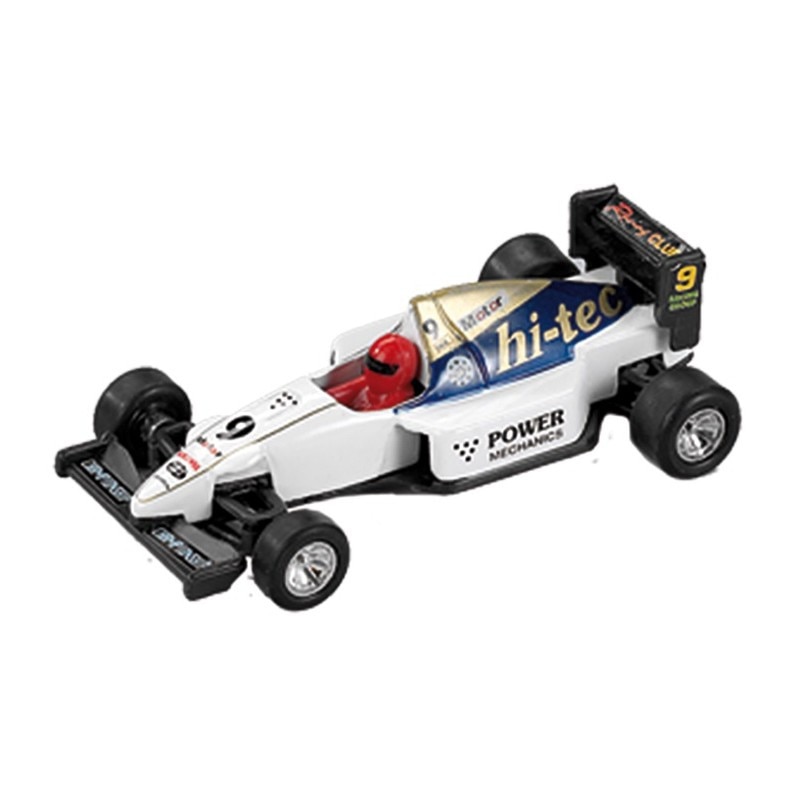 Masina metalica Formula 1 Power Racer, alb