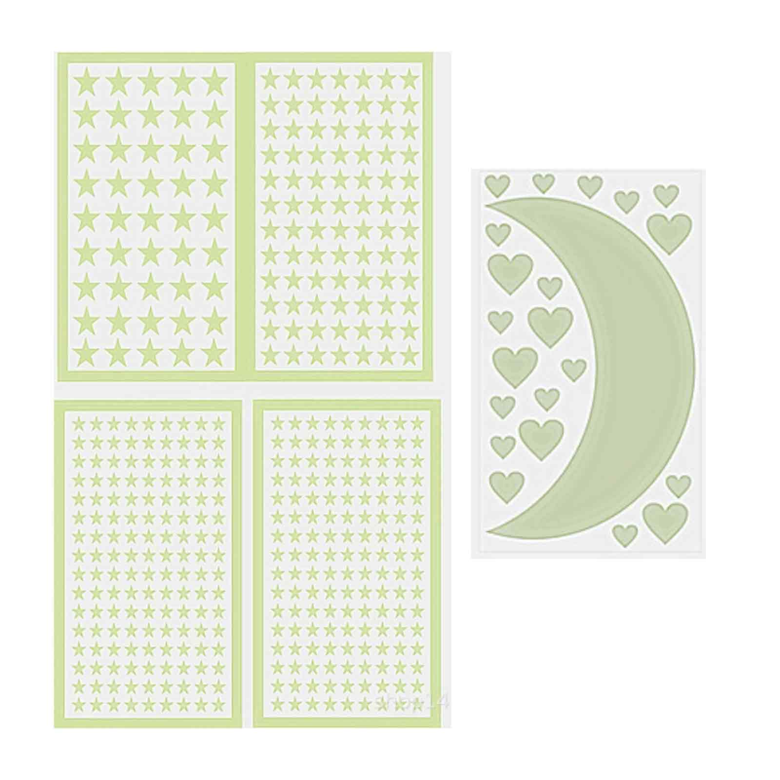 Set Stickere Decorative Stele si Luna, Zeaicos, PVC, Multicolor