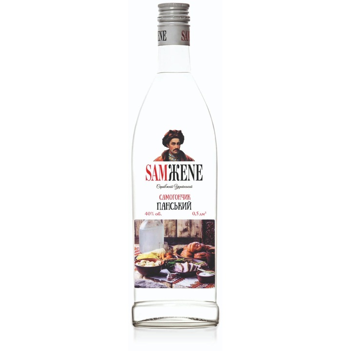 Самогон, Club Vodka Сам-Жене Пански, 40%, 0.5 л, Липа