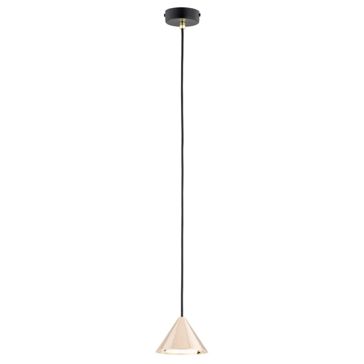 Висящ полилей, ELIT, черен, 100см, 1xGX53, 12W, IP20
