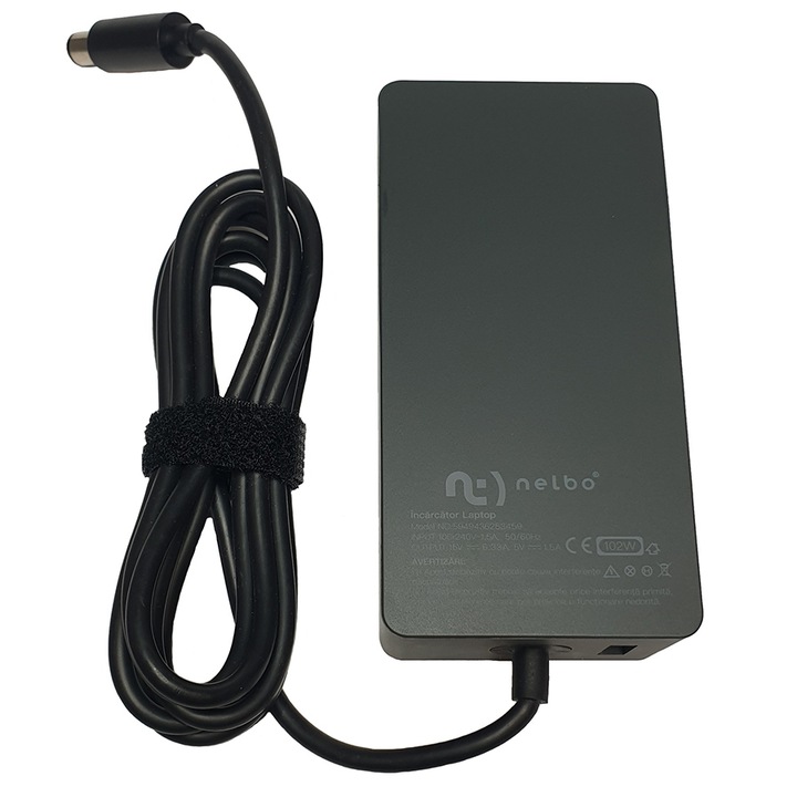 Incarcator docking station Nelbo pentru Surface Docking Station Model 1661, 102W 15V 6.33A conector 7.4 x 5.0mm