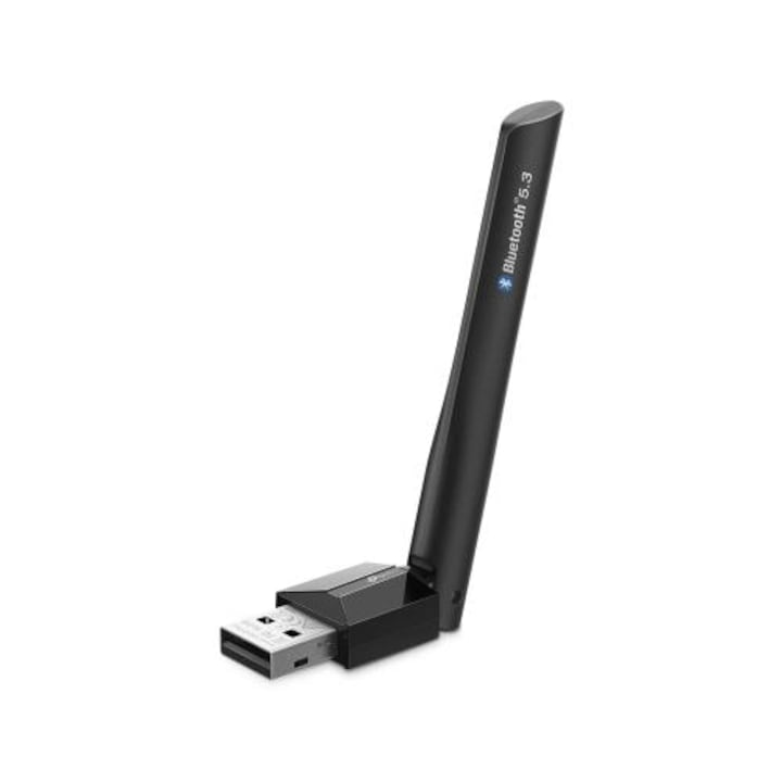TP-Link Bluetooth адаптери, връзка през USB 2.0, разстояние 10 м, Bluetooth v5.3, външна антена