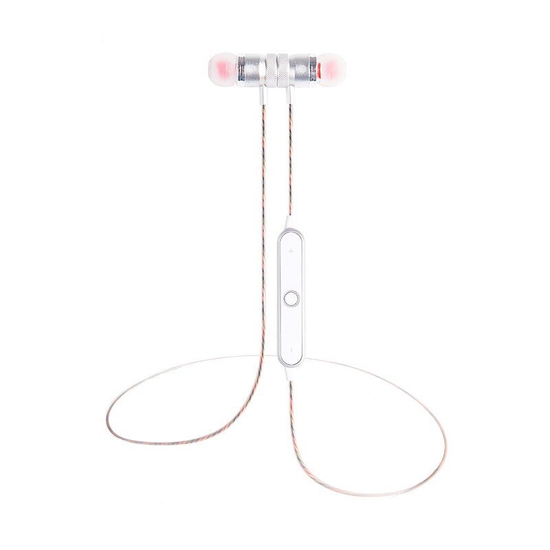 Casti Bluetooth iUni CB08 Cu Magnet, Silver