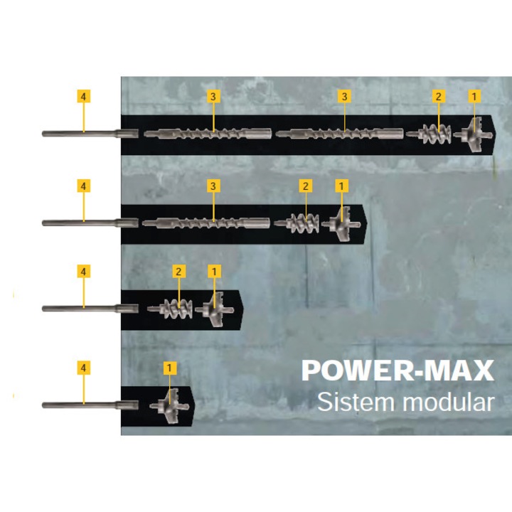 Cap de taiere cu varf de centrare Power-Max marca Diager cu diametrul de 66 mm