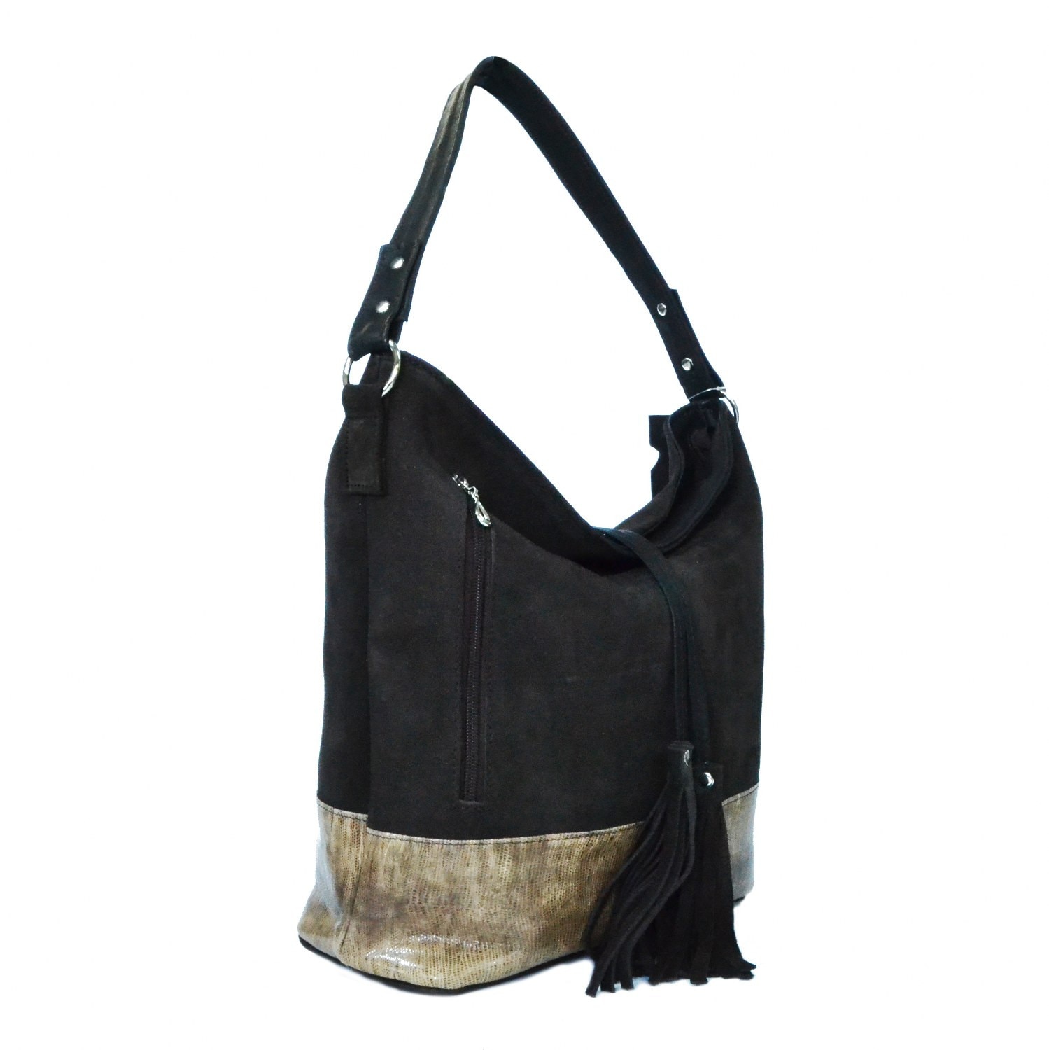 Geanta dama,Zea,piele naturala,maro