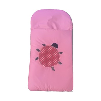 Sac de dormit pentru carucior Deseda Roz Buburuza Sac de dormit pentru carucior Deseda Roz Buburuza
