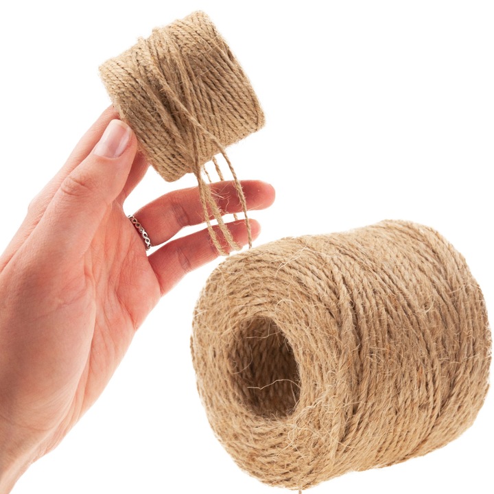 Sfoara jute 50m, Top Gift, naturala, ecologica, 2mm