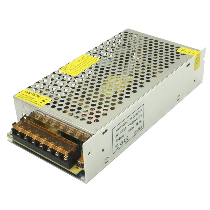 IdeaLed LED адаптер, 12V, 200W, метален