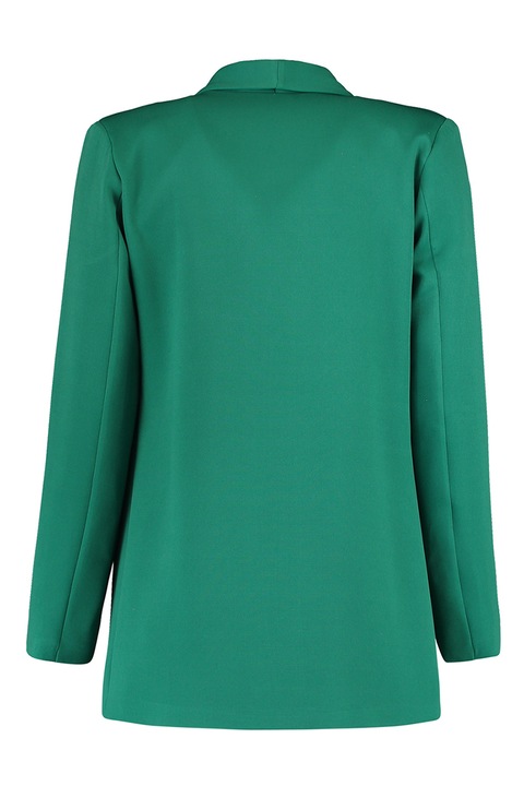 Hailys, Sacou uni cu revere decupate, Verde, L