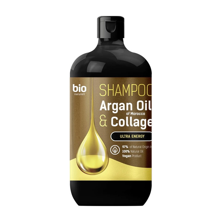 Pachet 3 X Sampon Bio Naturell Argan Oil & Collagen 946ml