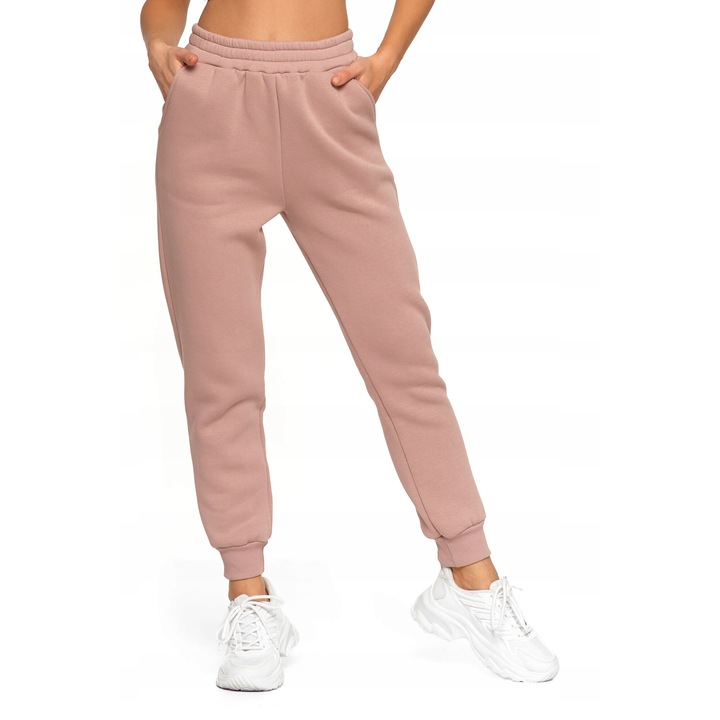 Moraj női sportnadrág, pamut/poliészter, rózsaszín, Rózsaszín