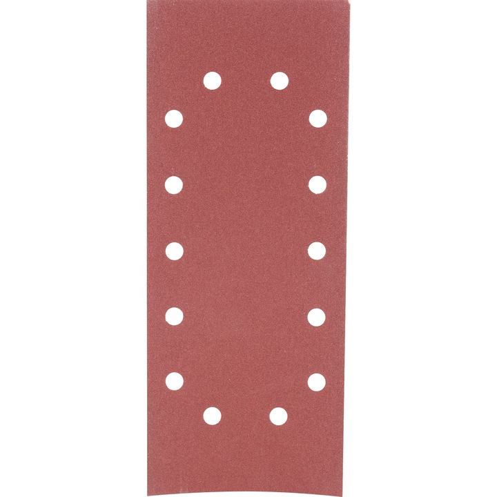 Banda abraziva Dexter, pentru slefuitor cu vibratii, 115 x 280 mm, granulatie 180 (set 5 buc)