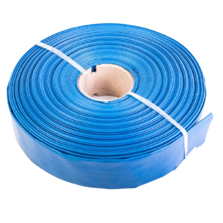 Furtun Apa Refulare 50M Flat PVC 2 toli, Campion