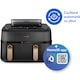 Friteuza dubla cu aer cald si abur Philips Airfryer Seria 5000 NA552/00, 2 cosuri de gatit, capacitate 9L, afisaj digital, ecran tactil, 12 programe presetate, tehnologie RapidAir Plus, Air Steam, Culoare: negru cu maner aramiu