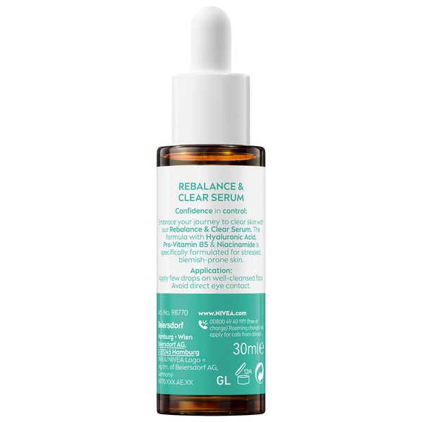 Serum de regenerare Nivea Derma Skin Clear, 30 ml - eMAG.ro