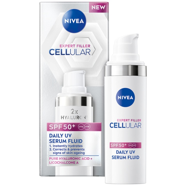 Serum zilnic Nivea Cellular UV Fluid, SPF 50, 30ml