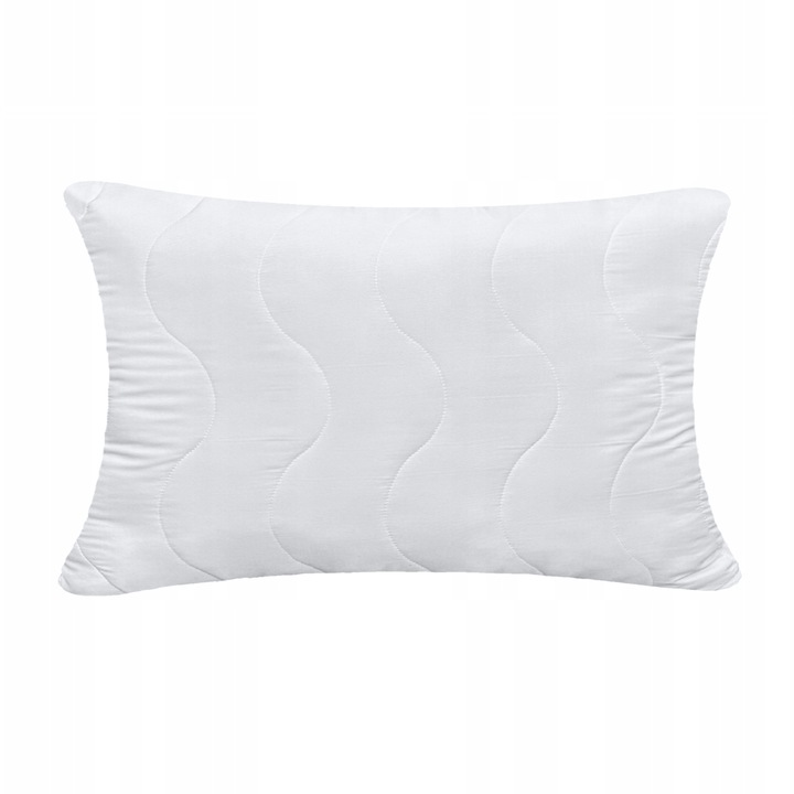 Perna, Edanti, Antialergic, Cu Blocare, Microfibra, Bila De Silicon, 50X70 Cm, Alb