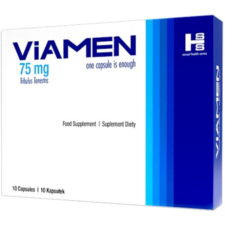 Supliment alimentar, Erectie, Potenta, Rezistenta, Terapie de intarire, Energie masculina, Viamen, 10buc