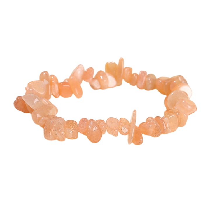 Bratara elastica din Piatra Soarelui, 17x26cm, 16g, pietre semipretioase