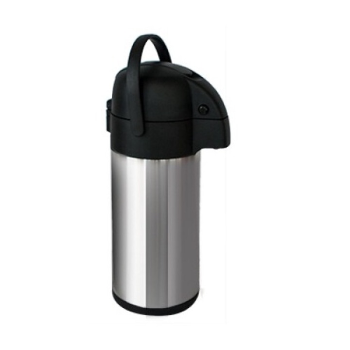 Термос HORECANO, инокс, с помпа, 3.5L Ø15xh41cm