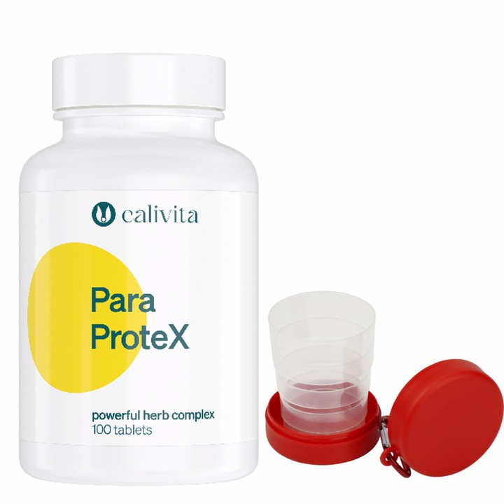 ParaProteX Antiparazitar Formula Antiparazitica si Antimicrobiana (100 tablete) - Calivita