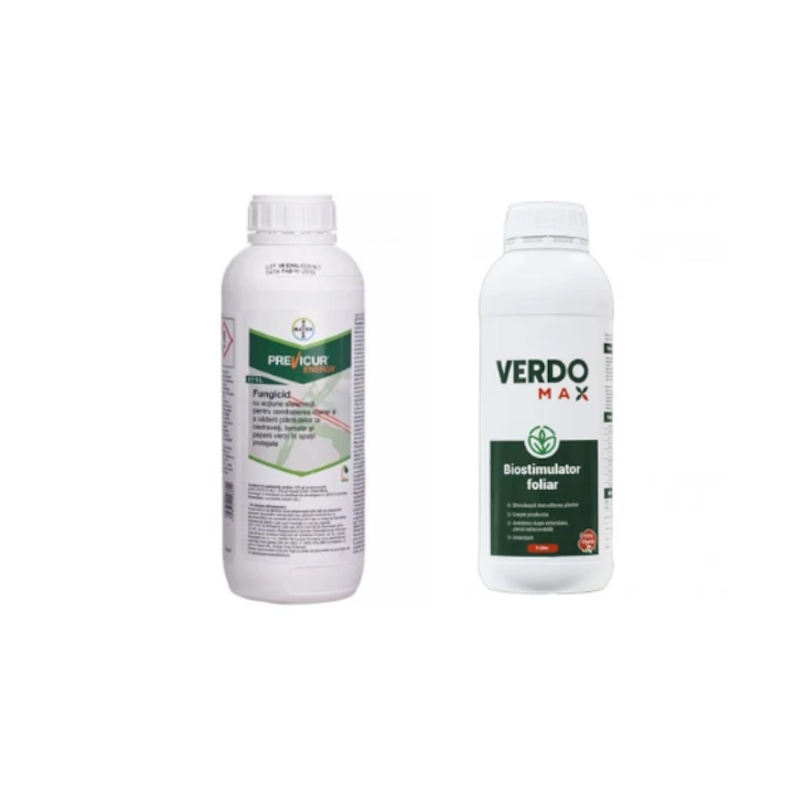 Pachet rasaduri Fungicid sistemic Previcur-Energy, 1 litru + Biostimulator Legume, Fructe, VERDOMAX, 1 Litru