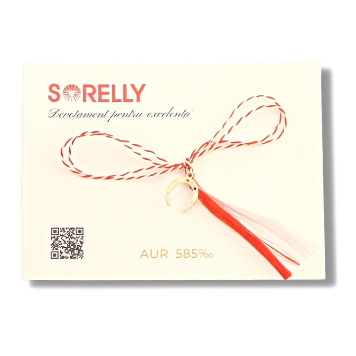 Martisor Pandantiv de Aur 14k Potcoava