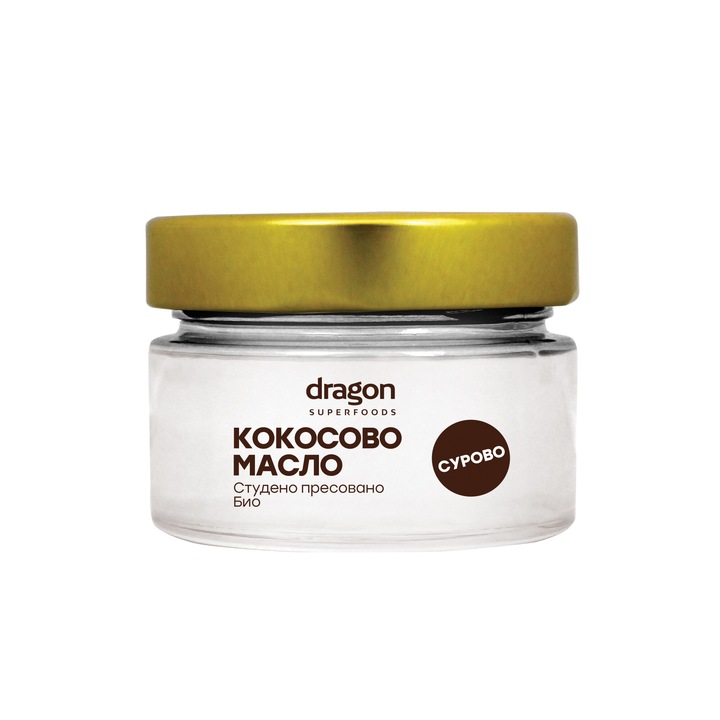Кокосово масло Dragon Superfoods, extra virgin, 100ml