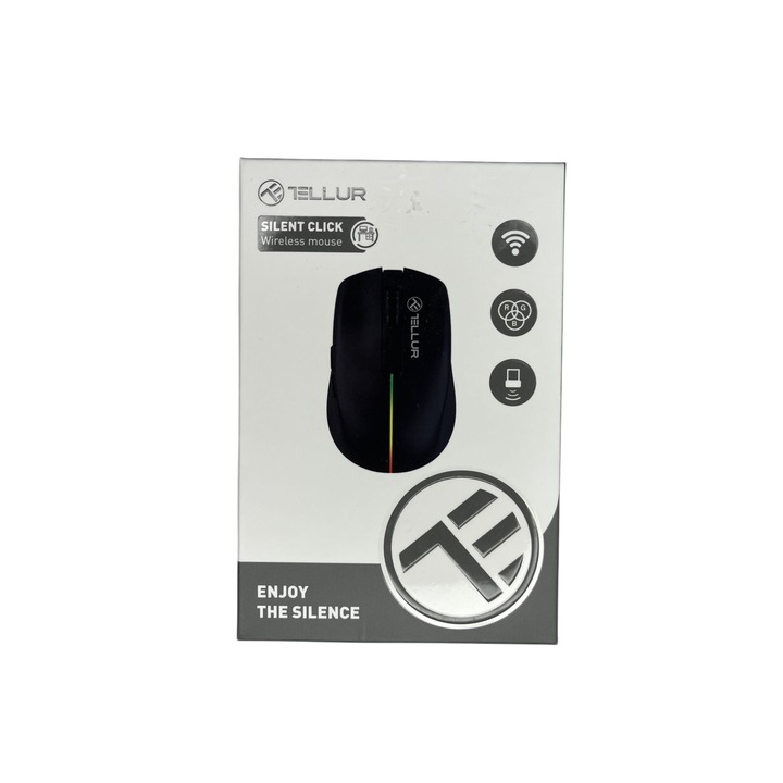 Mouse, conexiune wireless, mod dual Bluetooth, butoane silentioase, forma draguta, design estetic, dimensiuni compacte