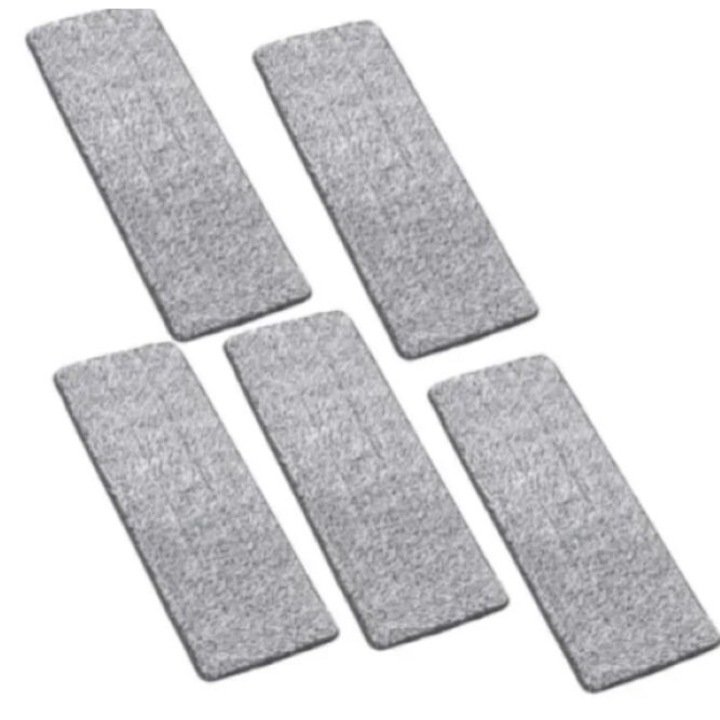 5 darabos Lapos felmosófej utántöltő készlet, mikroszálas, nagy nedvszívó képességű