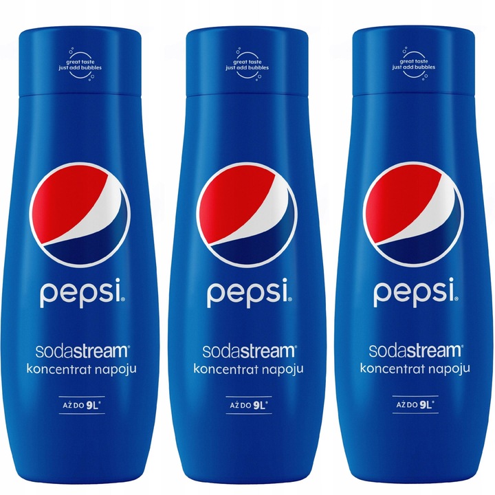 Set de 3 concentrate SodaStream 3x Pepsi