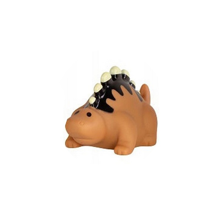 Figurina dinozaur de jucarie pentru baie Mini Junior 1002-6, Maro