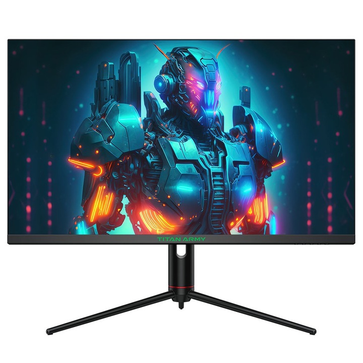 Titan Army 32 hüvelykes gaming monitor, 2560x1440 QHD, 240Hz, HDR400, 1ms, RGB világítás, PIP/PBP támogatás