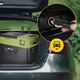 Frigider turistic electric portabil, 47.3 litri, Mountain Goat, XTREME, doua prize pentru casa si masina, afisaj digital, material robust, nu ocupa mult spatiu, ideal pentru calatorii sau soferi de camion, greutate redusa, 61 × 37.8 × 55 cm, Negru/Verde