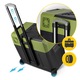 Frigider turistic electric portabil, 47.3 litri, Mountain Goat, XTREME, doua prize pentru casa si masina, afisaj digital, material robust, nu ocupa mult spatiu, ideal pentru calatorii sau soferi de camion, greutate redusa, 61 × 37.8 × 55 cm, Negru/Verde
