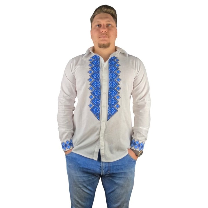 Azaz férfi CPB fehér/kék, 2XL méret