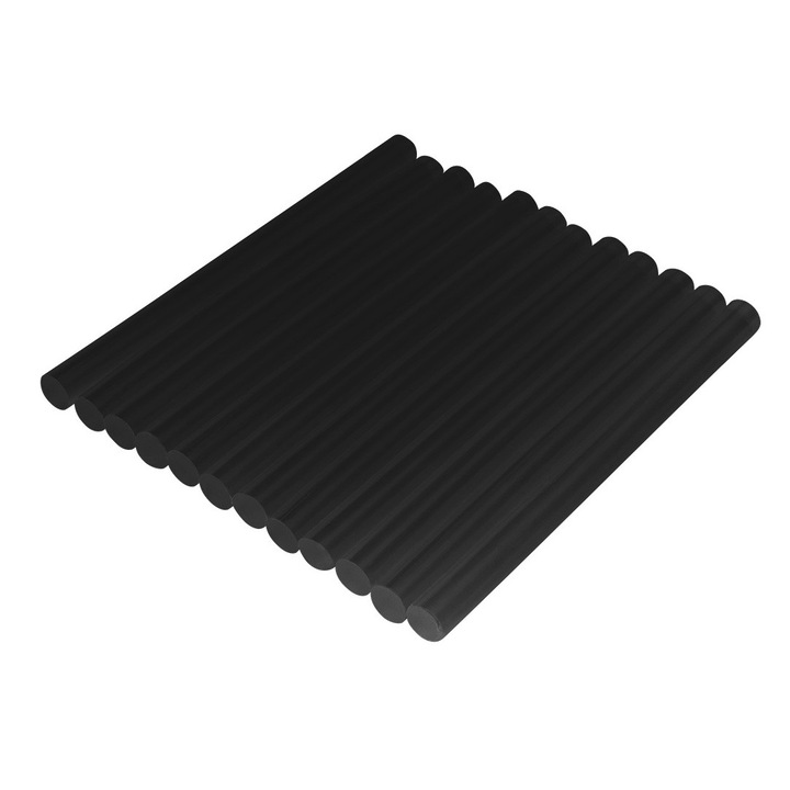 Set 12 Insertii de adeziv NEO, 11 mm, negru, 250 mm