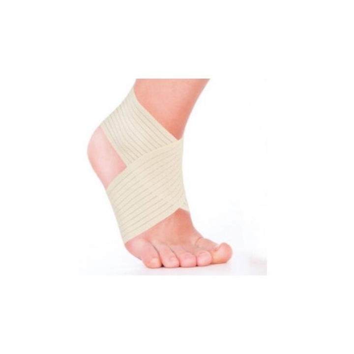 Suport ortopedic glezna Kyritsis Afrodite, elastic ventilat, bej, o singura marime