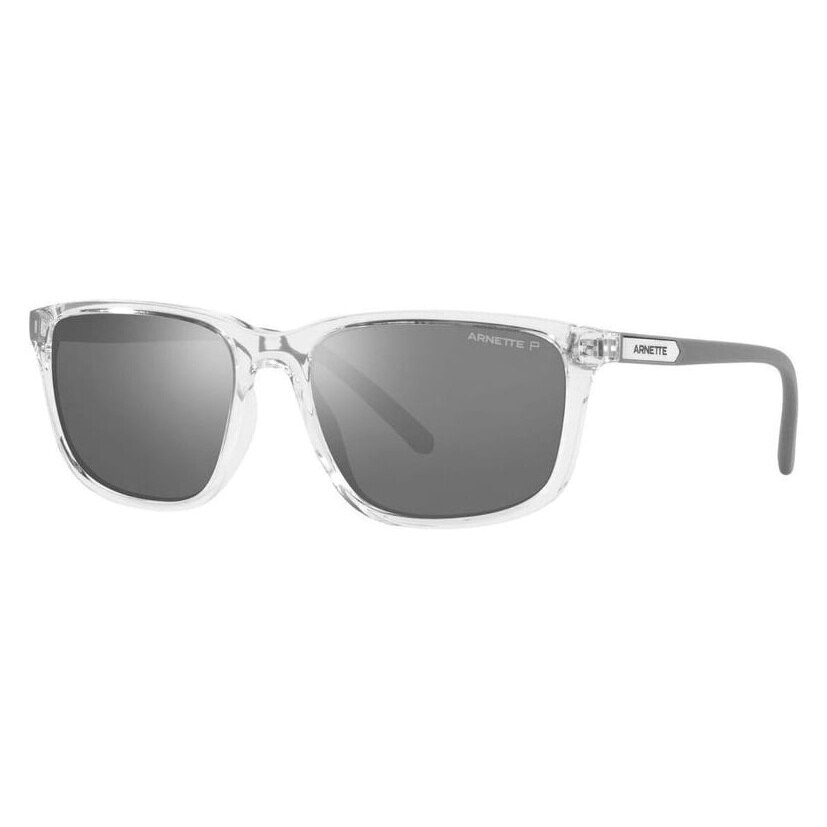 Arnette, Ochelari de soare dreptunghiulari, Gri, 58-18-145