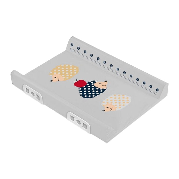 Saltea de infasat rigida 70 x 49 x 3 cm pentru bebelusi Sensillo 120225, Gri