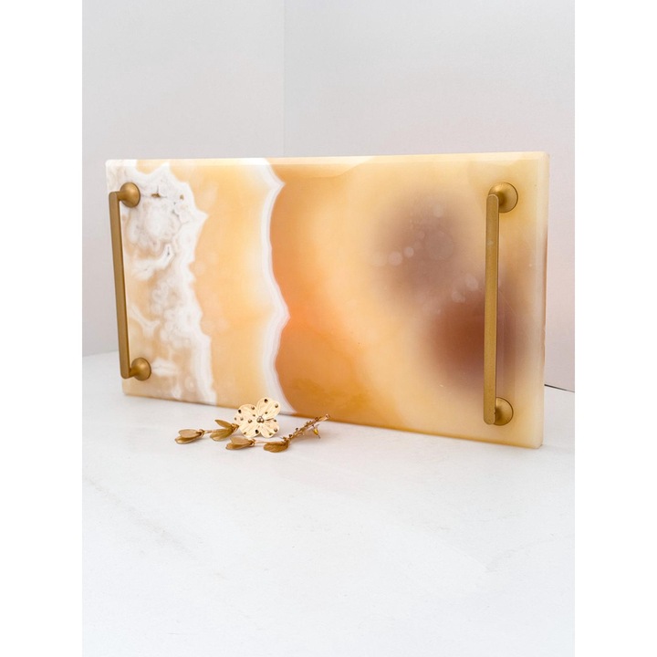 Platou Decorativ Din Onix Natural Premium