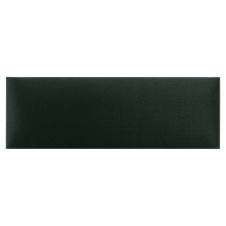 Kárpitozott panel 3D faldekorációhoz, 80 x 20 cm Sötétzöld