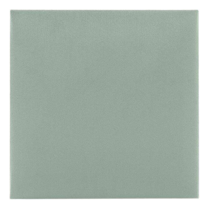 3D kárpitozott falpanel, 30 x 30 cm mentazöld